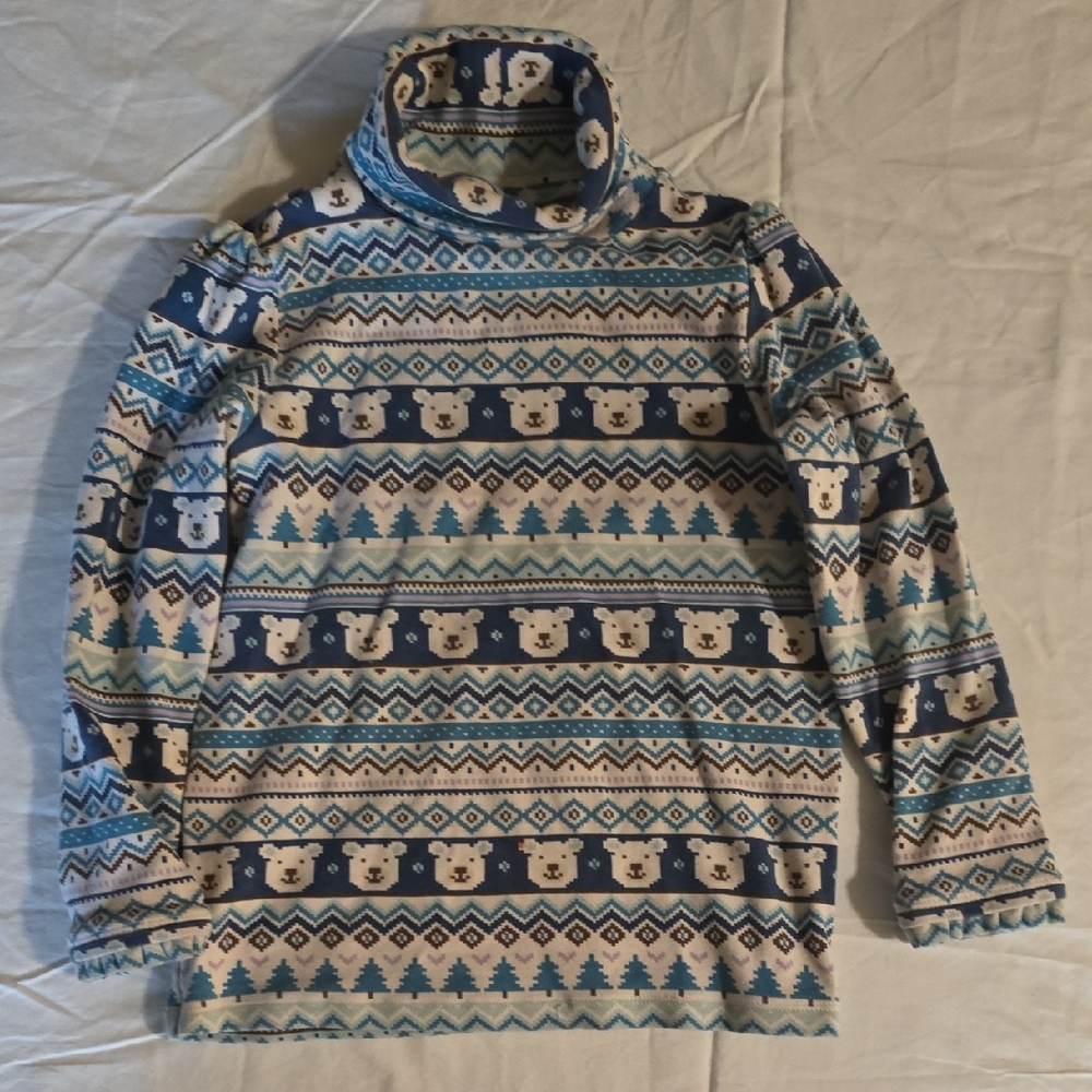 Gymboree Blue and White Fair Isle Sweater
